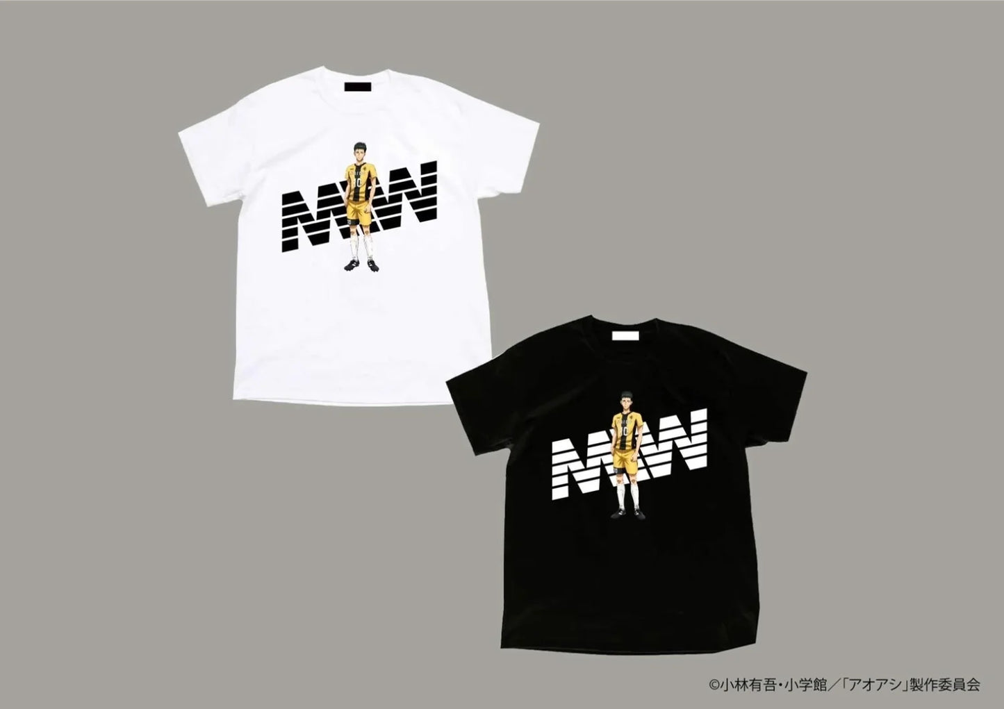 【予約】MIW × アオアシ crew neck tee (栗林晴久)