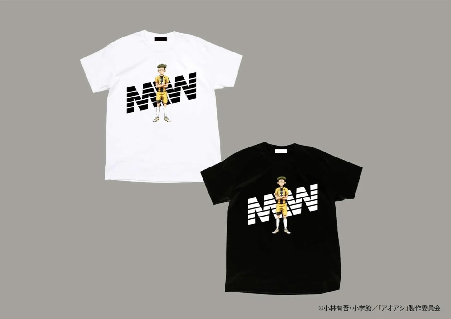【予約】MIW × アオアシ crew neck tee (大友栄作)