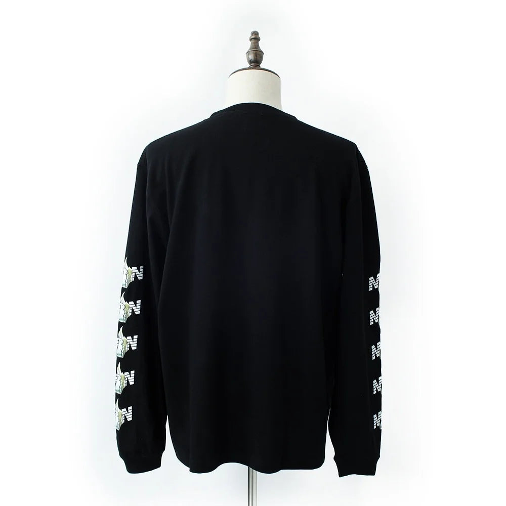 long sleeve tee(sleeve rabbit) black