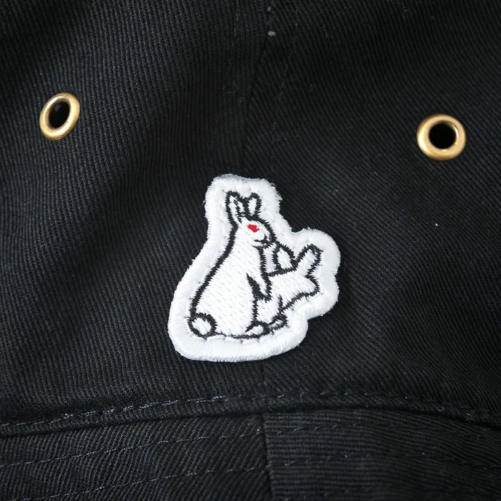 bucket hat(smoking kills college logo)