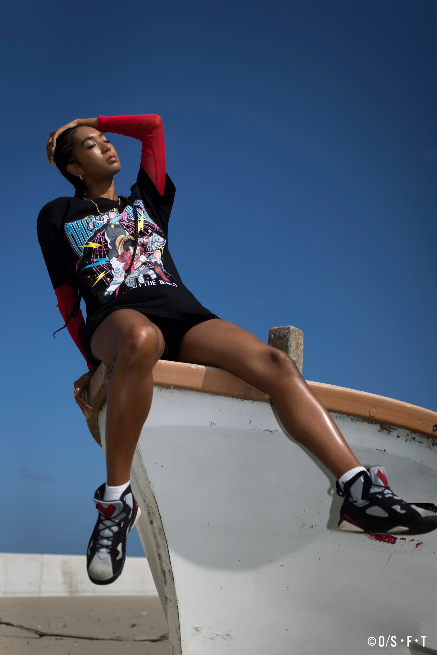 【在庫】LUFFY AND BONNEY black (25th)