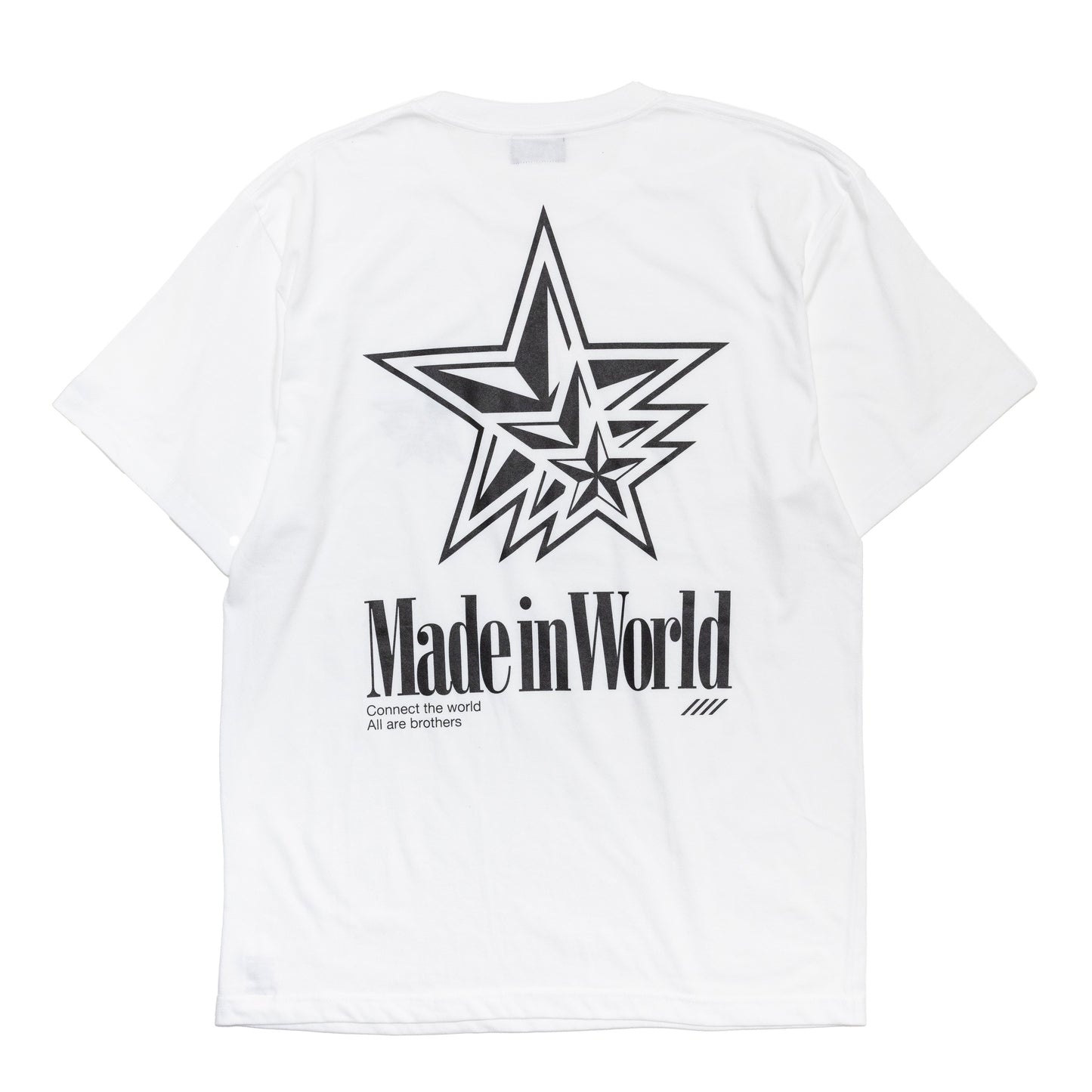 TRIPLE STAR T-SHIRT white x black