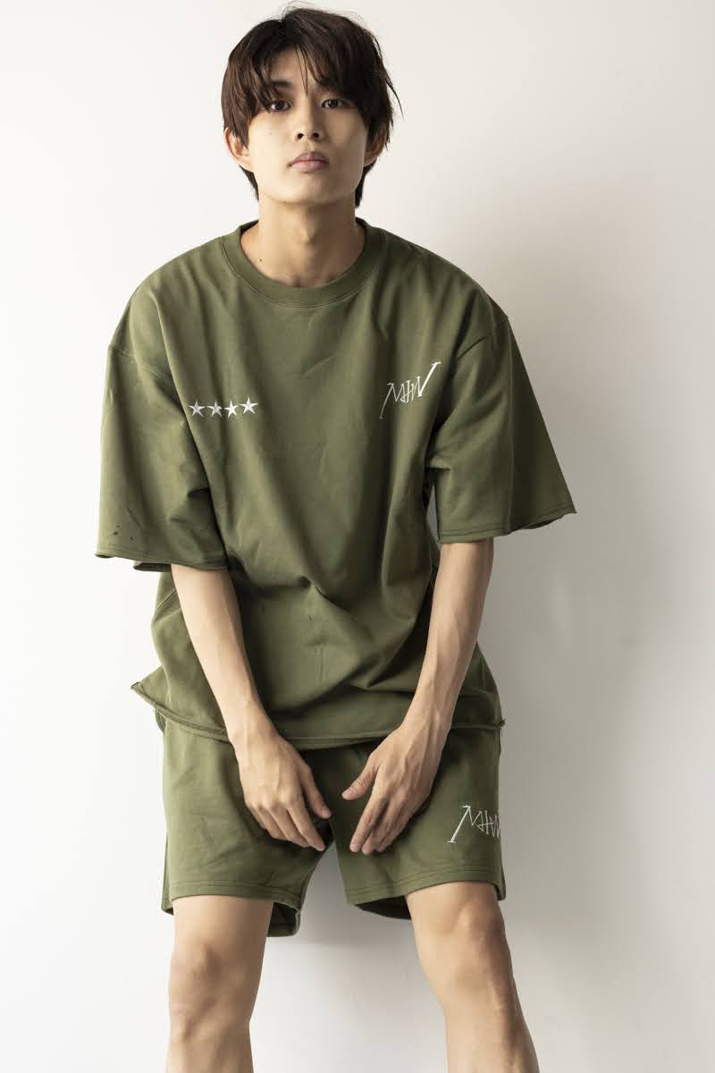 CREW NECK SWEAT khaki MIW COLLECTION