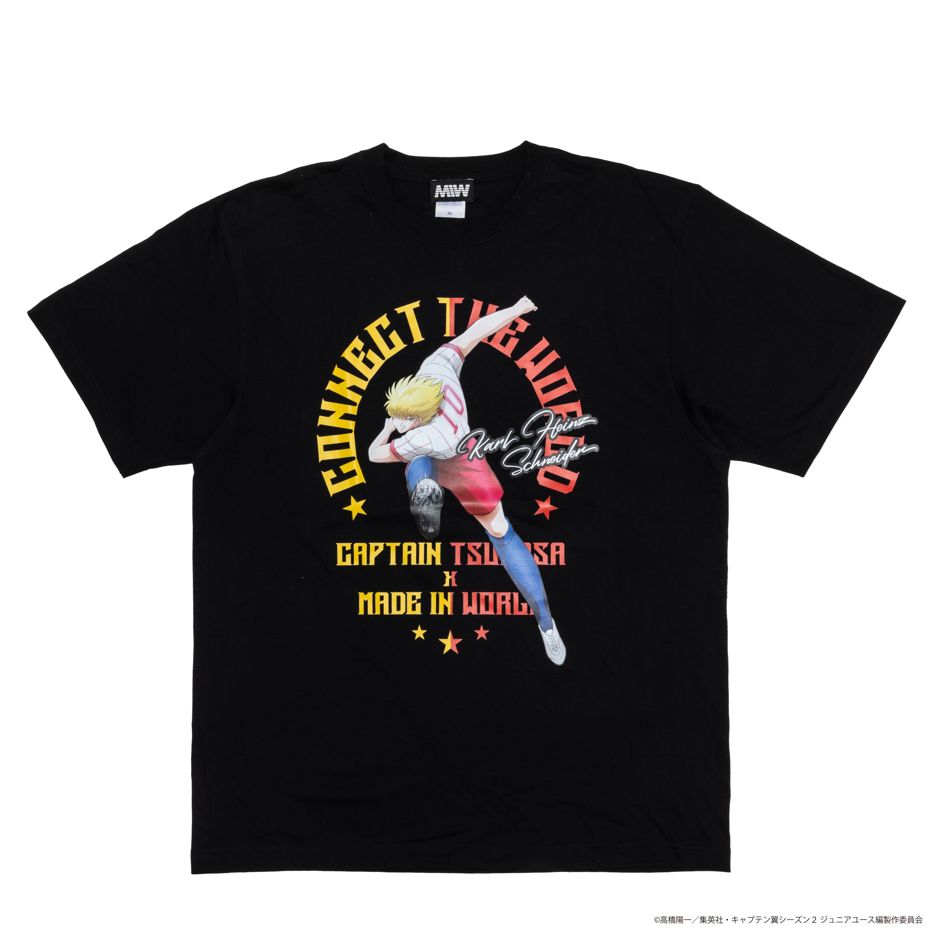 予約】CAPTAIN TSUBASA emblem crew neck tee black (Karl Heinz Schneider) –  MADEINWORLD ONLINE