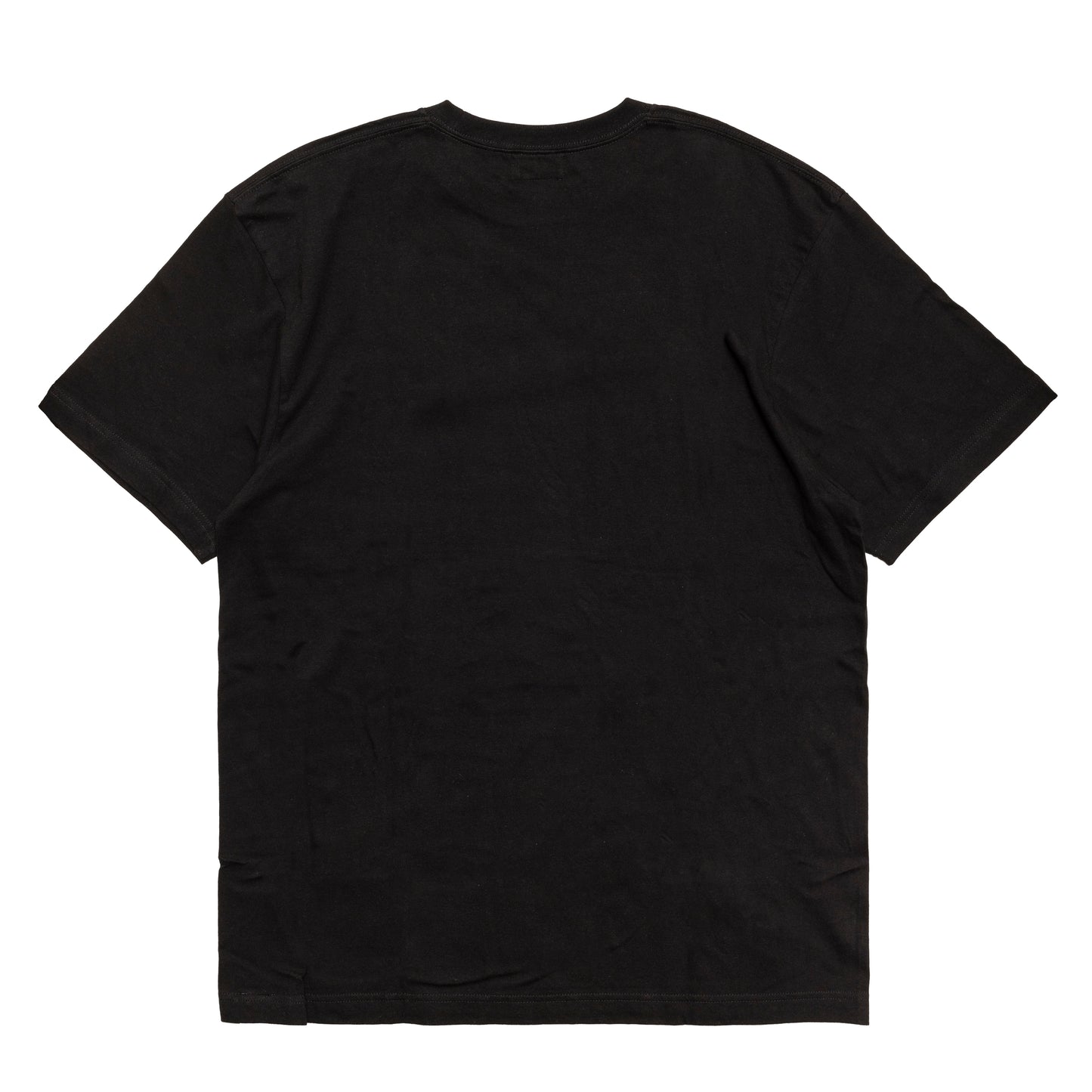 crew neck tee(red logo)black