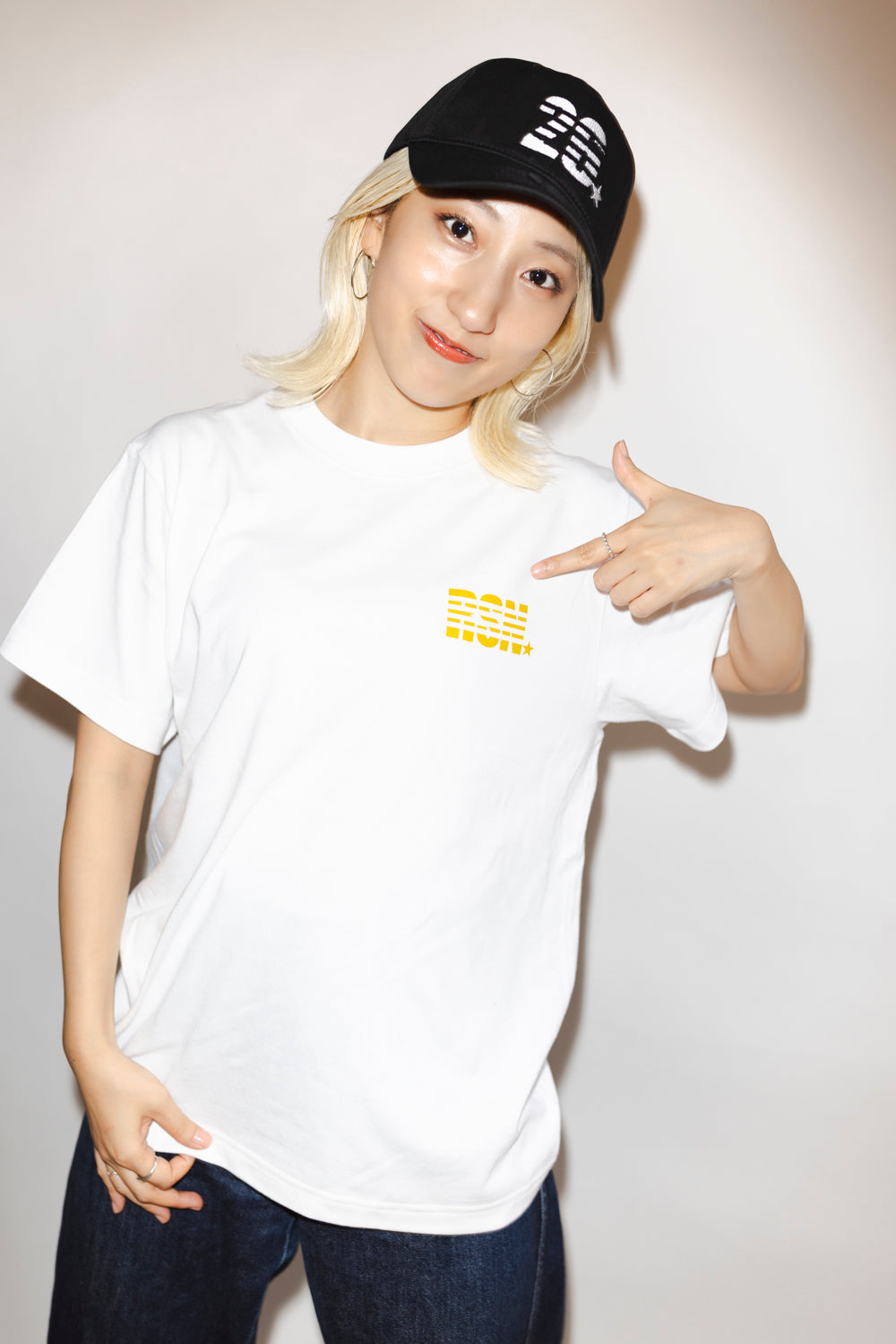 RSN×MIW tee white