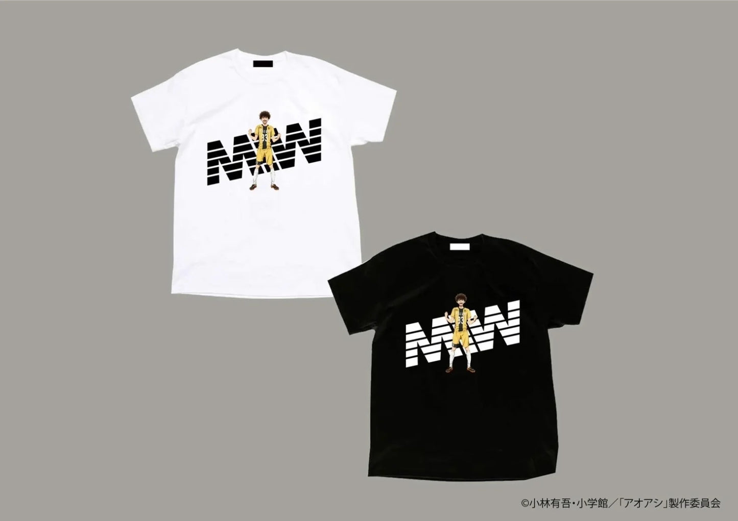 【予約】MIW × アオアシ crew neck tee (青井葦人)