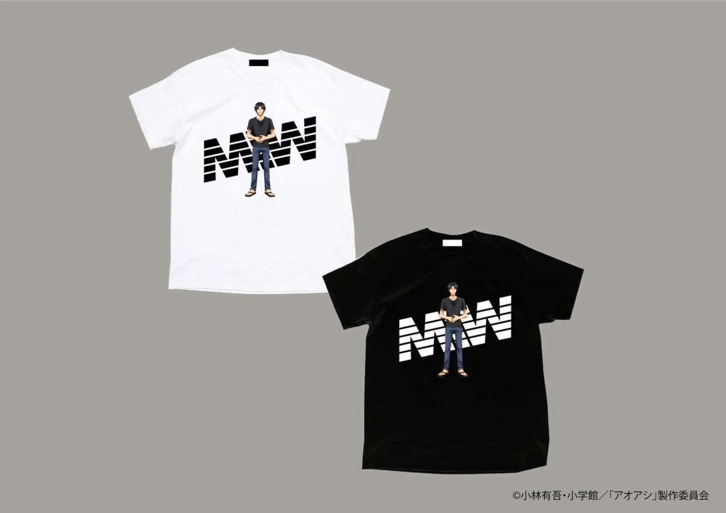 【予約】MIW × アオアシ crew neck tee (福田達也)