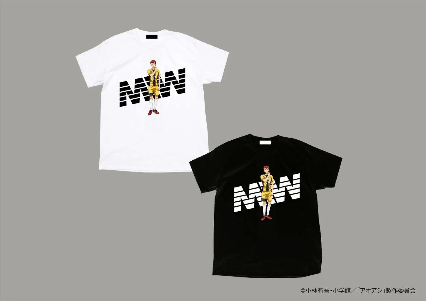 【予約】MIW × アオアシ crew neck tee kids(竹島龍一)
