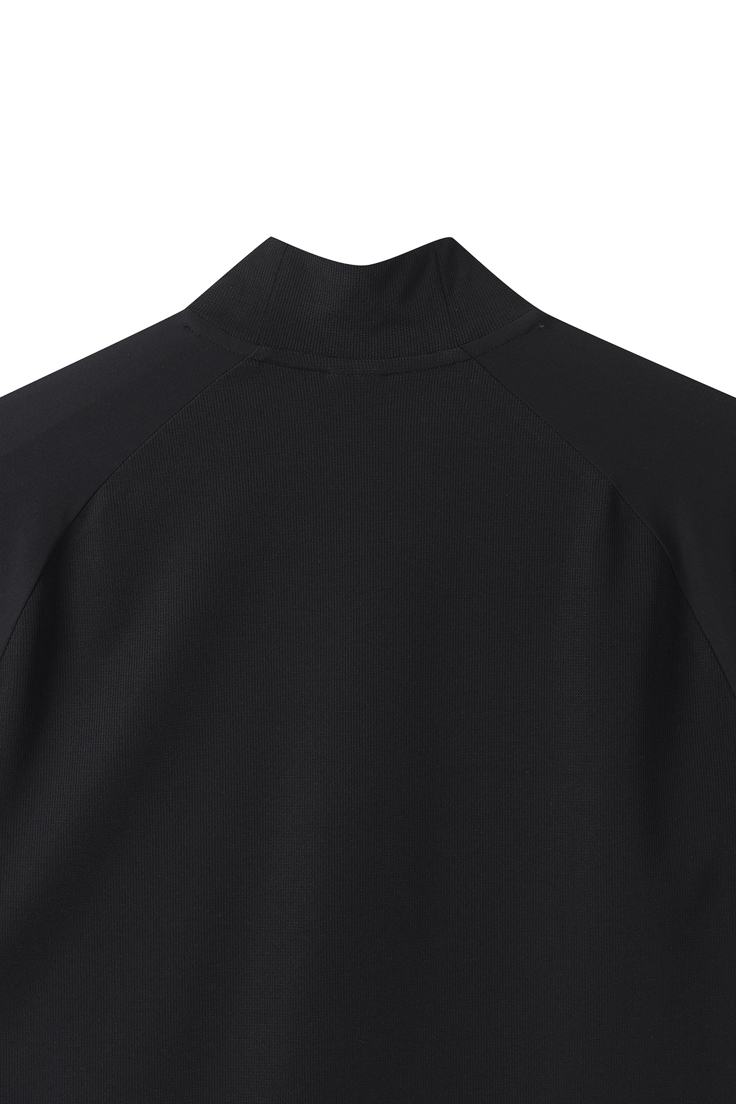 【BOSS GOLF 25SR Men's】SM M Textured Mock Neck SS Tee / Black