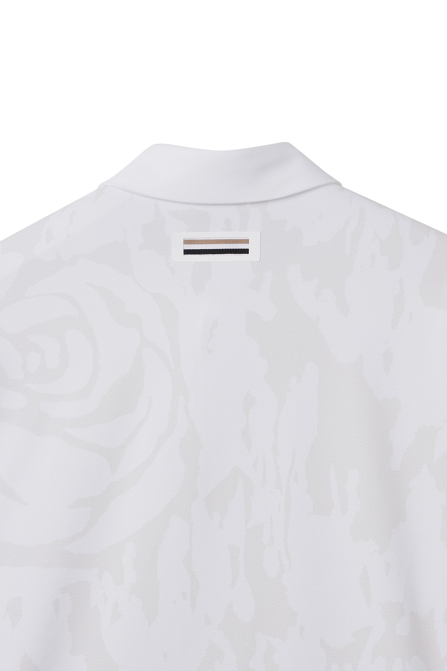 【BOSS GOLF 25SR Men's】 SM M Seasonal AOP SS Polo / Almond Milk