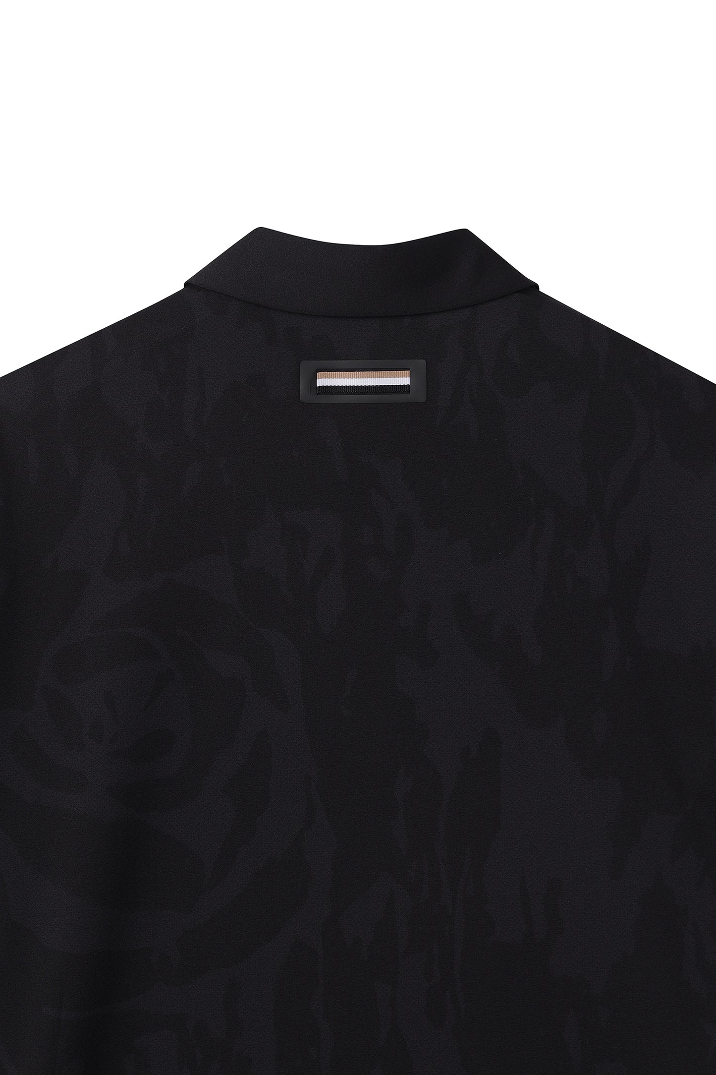 【BOSS GOLF 25SR Men's】 SM M Seasonal AOP SS Polo / Black