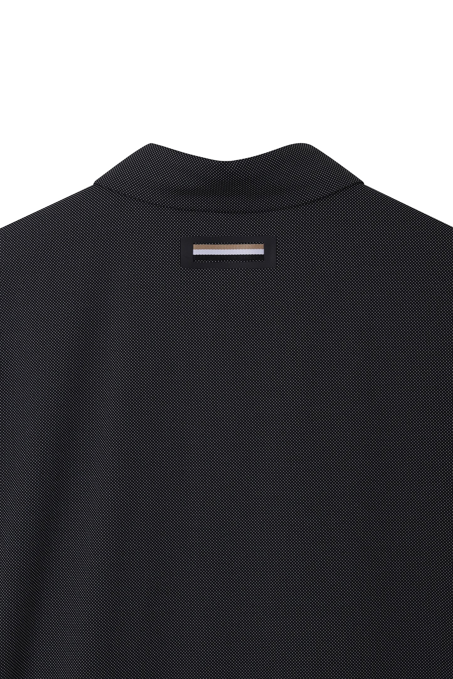 【BOSS GOLF 25SR Men's】SM M Dot Textured SS Polo Tee / Black