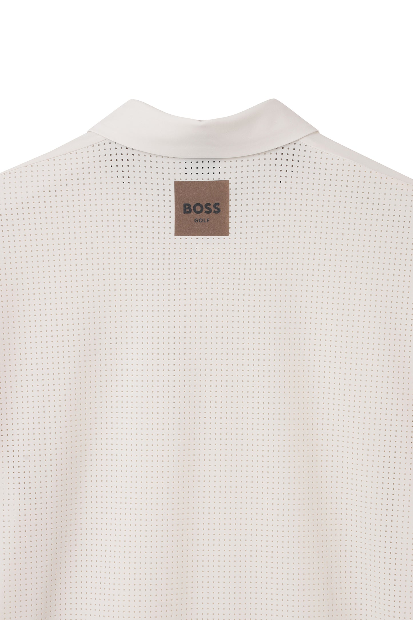 【BOSS GOLF 25SR Men's】SM M SBG line Point SS Polo / Almond Milk