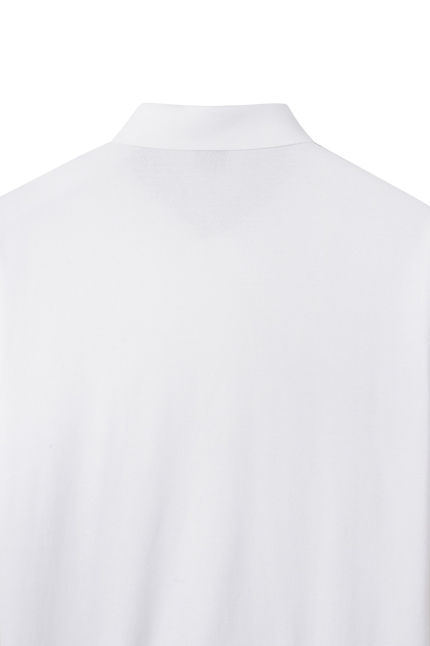 【BOSS GOLF 25SR Men's】SM M Mesh sleeve SS Knit Polo/ White