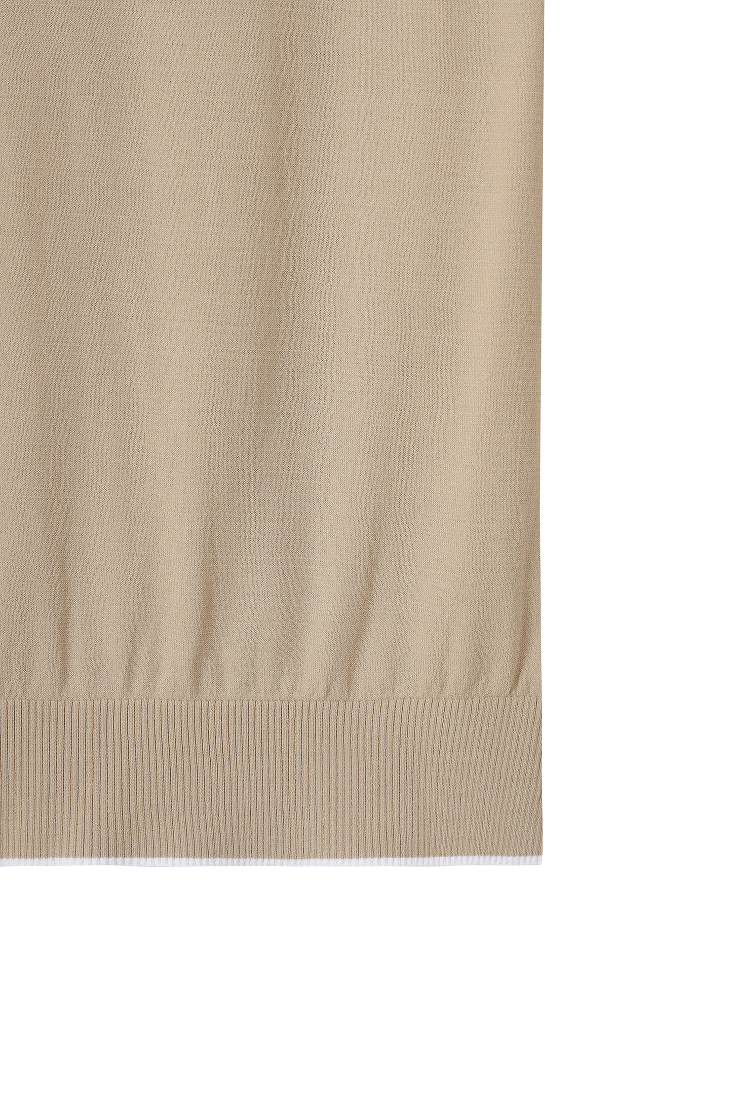 【BOSS GOLF 25SR Men's】SM M Mesh sleeve SS Knit Polo/ Beige