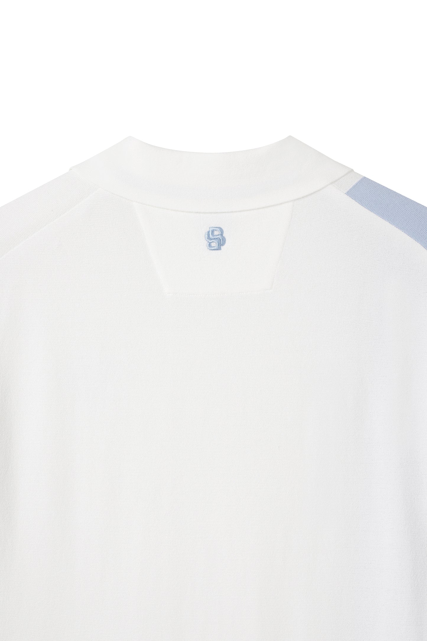 【BOSS GOLF 25SR Men's】SM M Vertical Blocking SS Knit / L/Blue