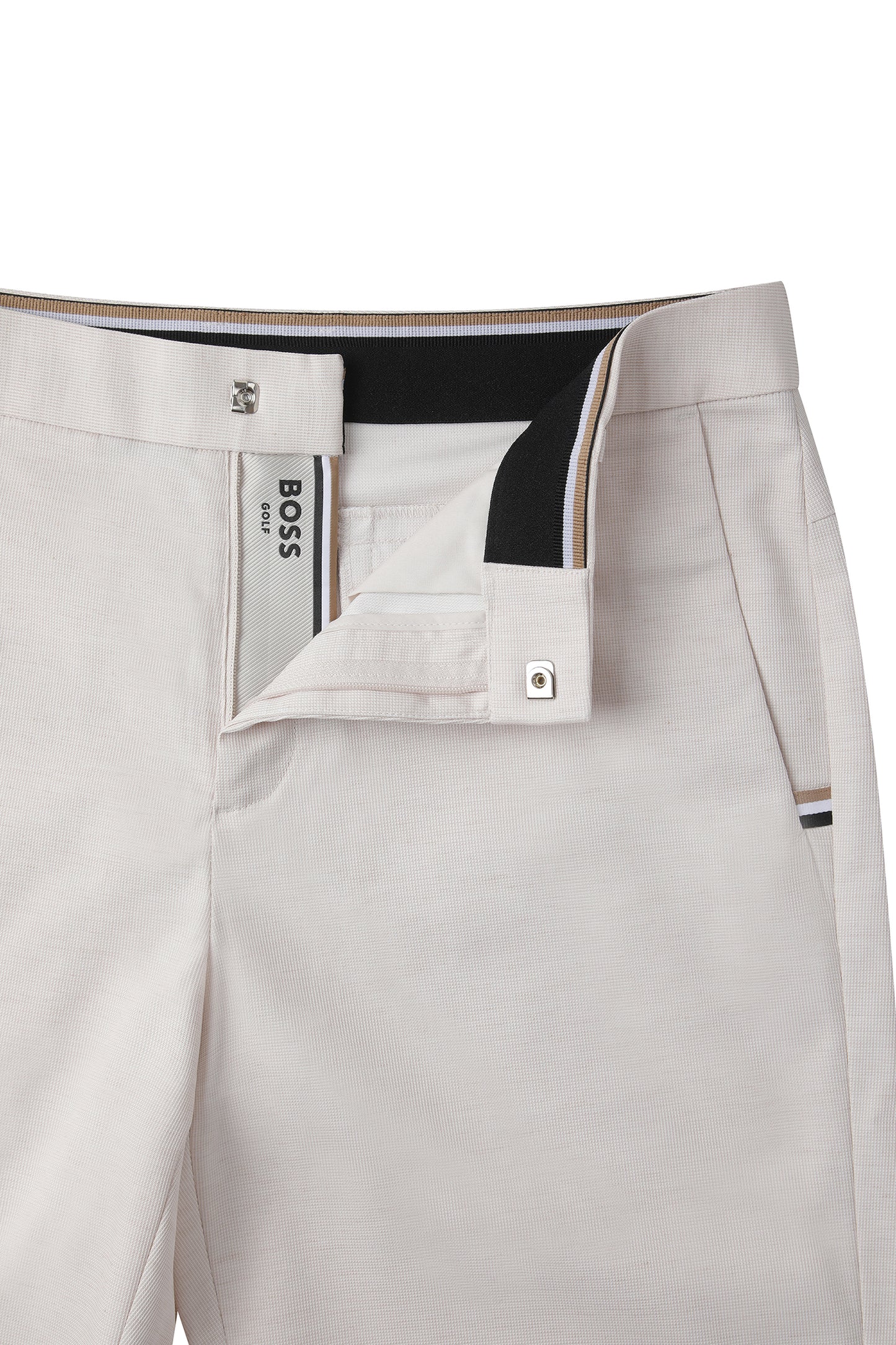 【BOSS GOLF 25SR Men's】SM M Natural Touch Shorts / Almond Milk