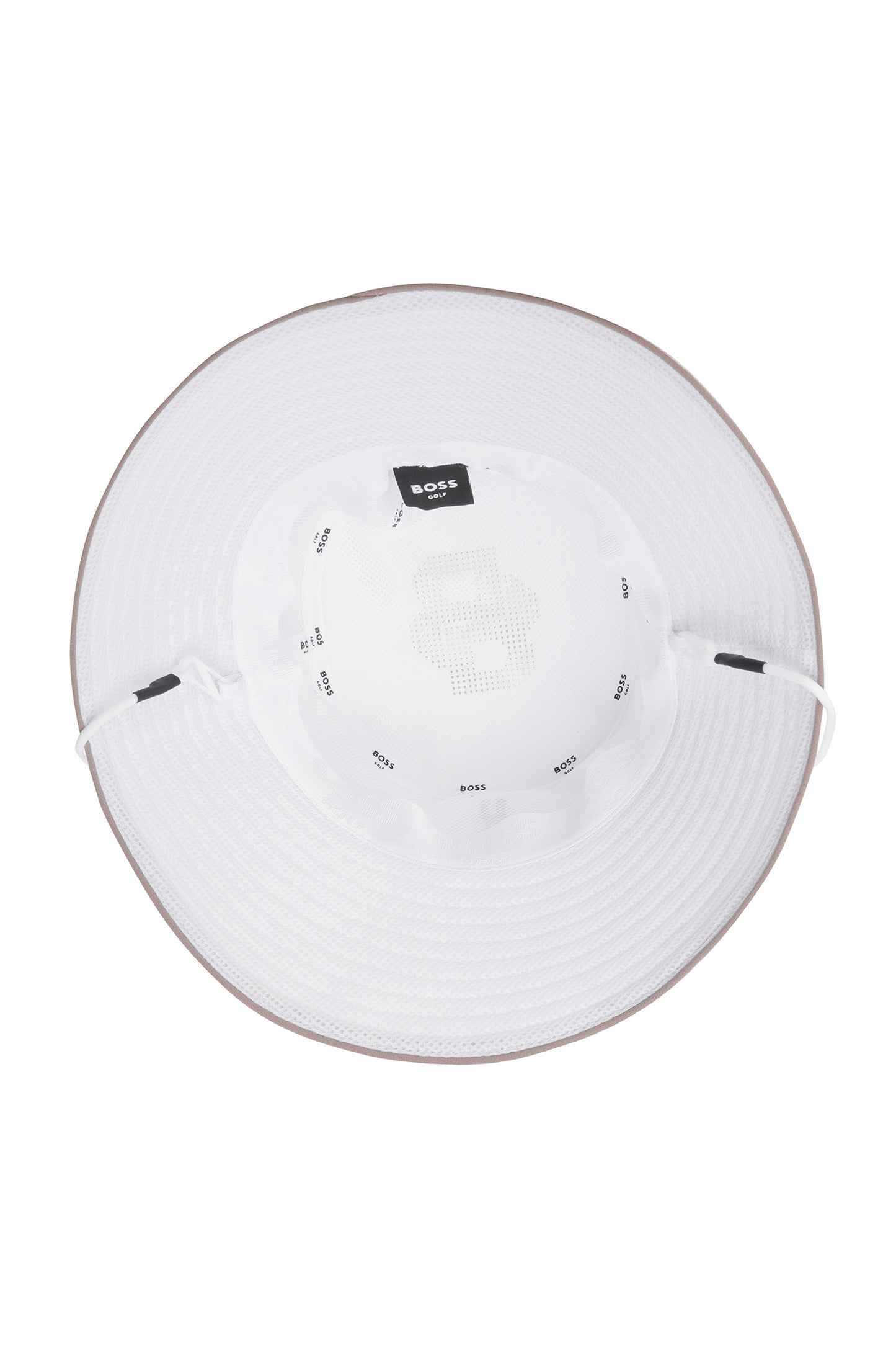 【BOSS GOLF 25SR Men's】M Mesh Light Bucket Hat / White