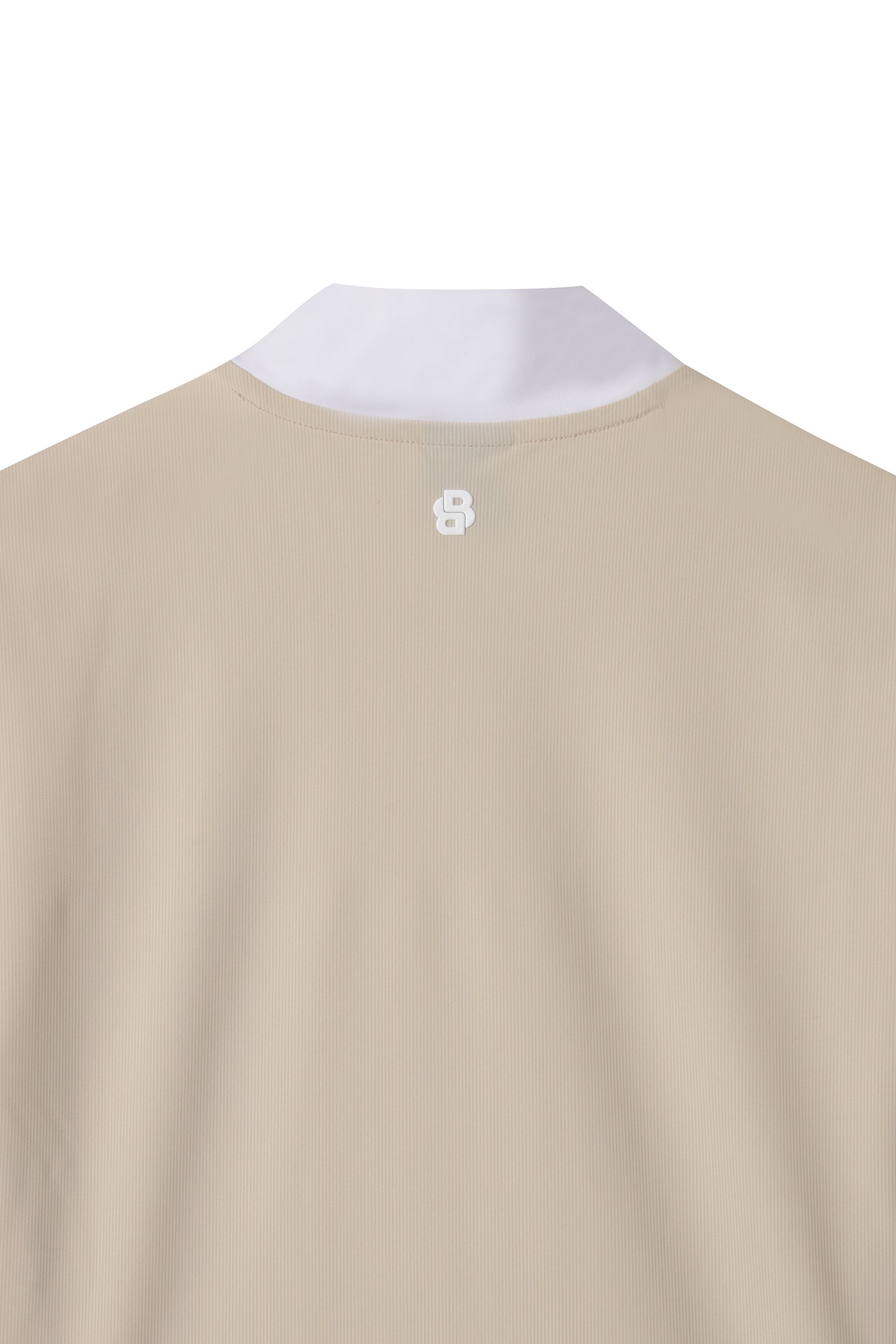 【BOSS GOLF 25SR Woman's】SM W Petal Mock Neck SS Tee / Almond Milk