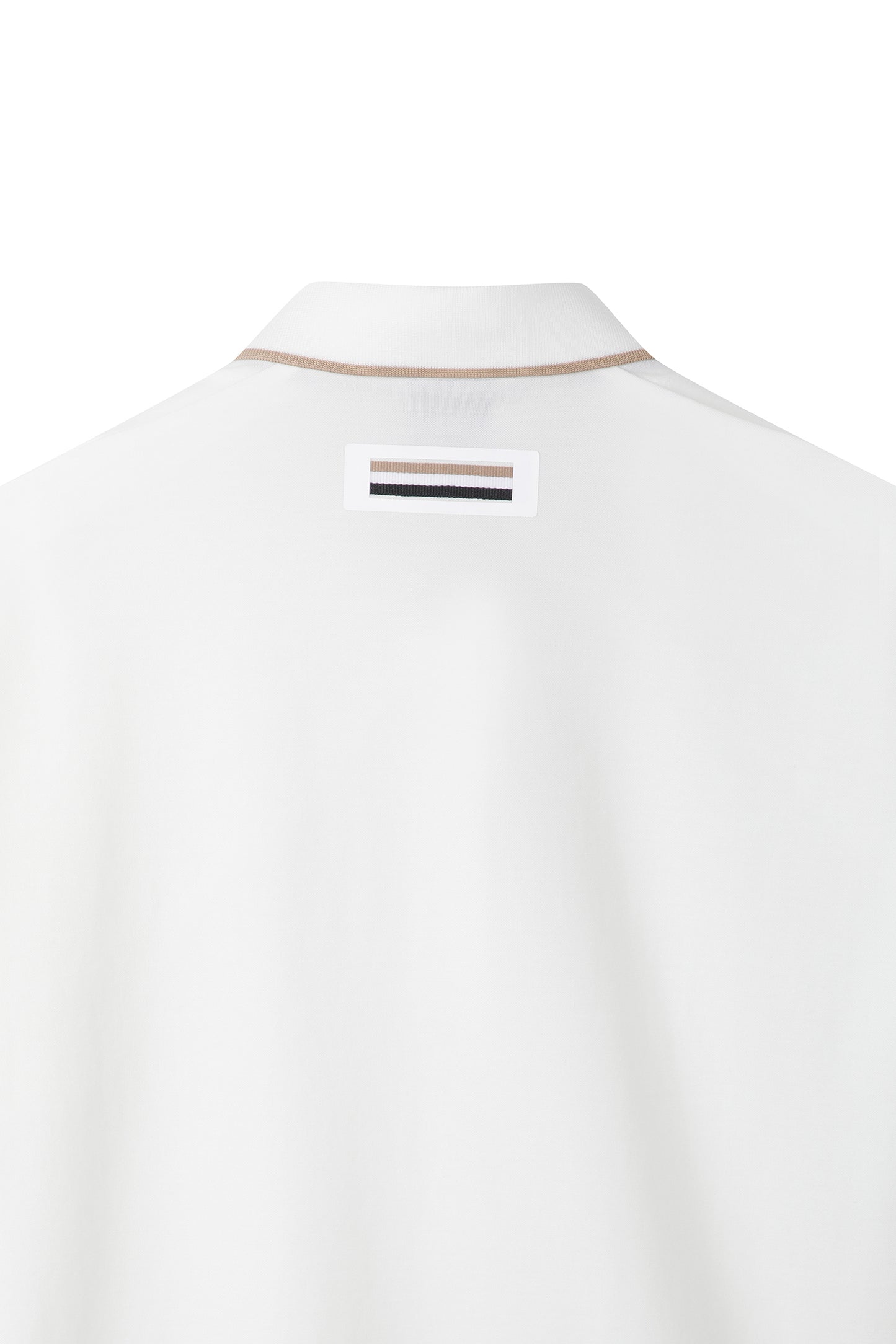 【BOSS GOLF 25SR Woman's】SM W BWC Tape SS Polo Tee / White