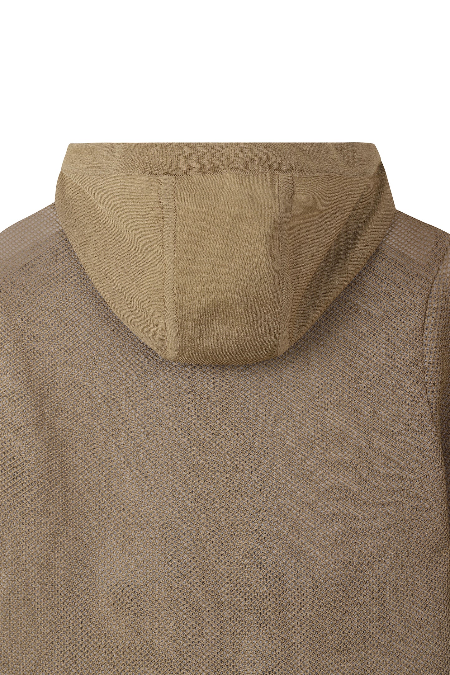 【BOSS GOLF 25SR Woman's】SM W Mesh FZ Knit w. Twilly / Camel