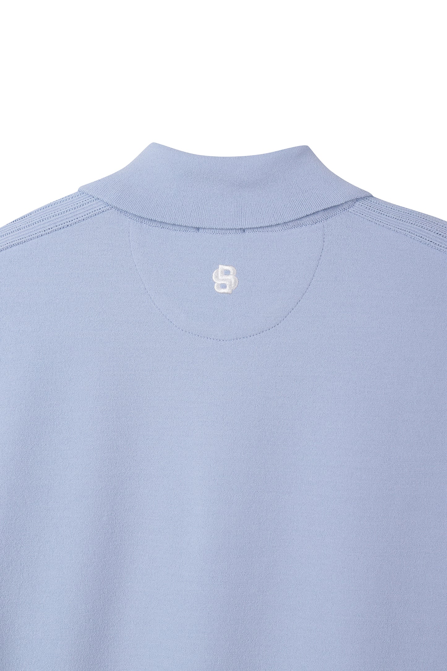 【BOSS GOLF 25SR Woman's】SM W Tipping Point SS Polo Knit / L/Blue