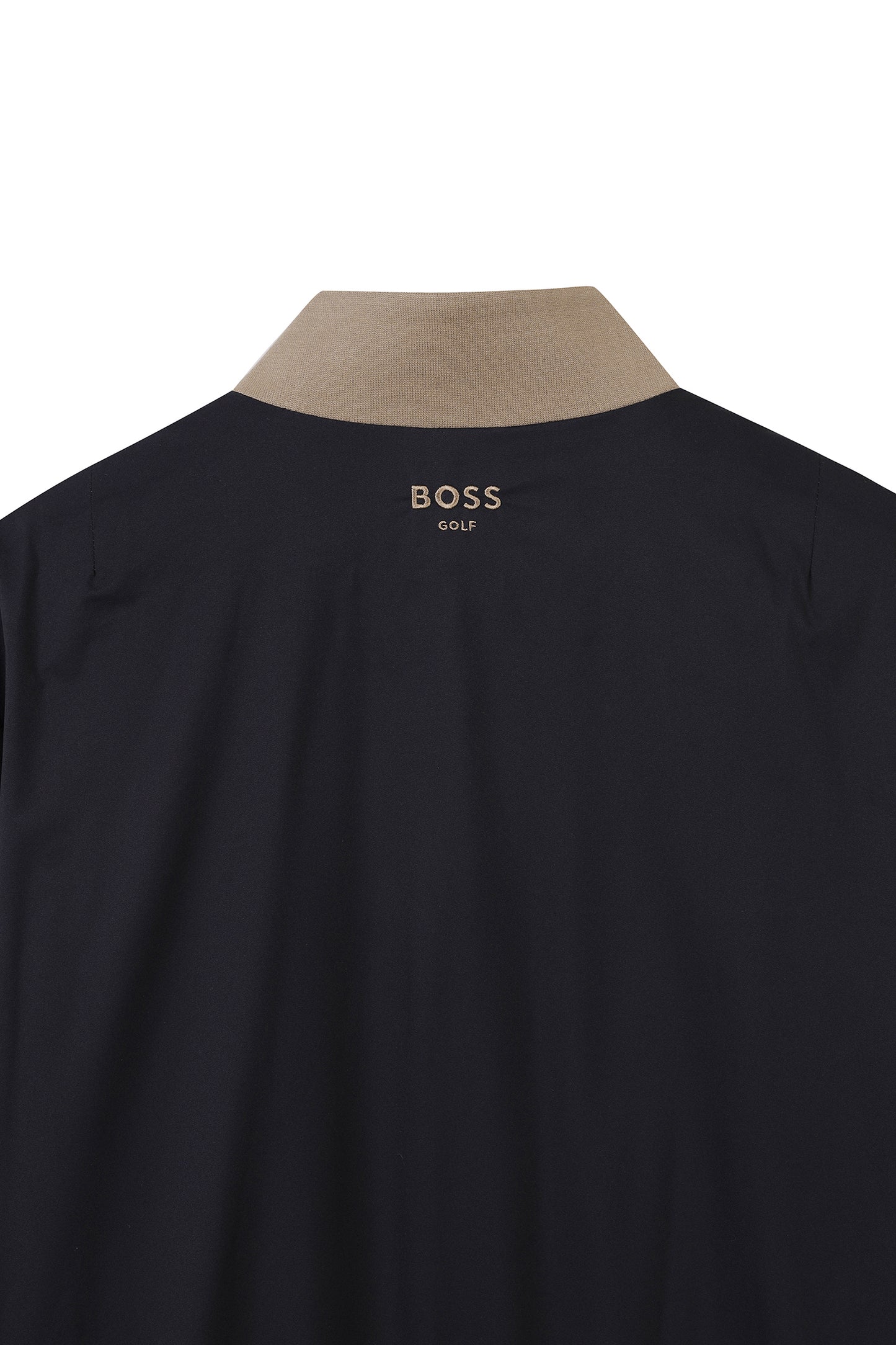 【BOSS GOLF 25SR Men's】SP M Woven Hybrid QZ Sweater / Camel