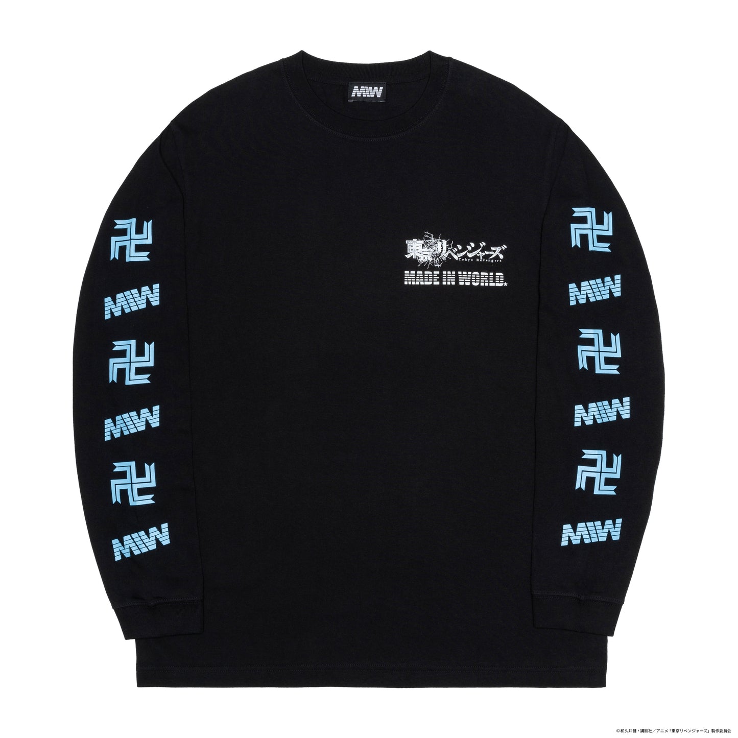 【在庫】crew neck long sleeve tee(Chifuyu)black