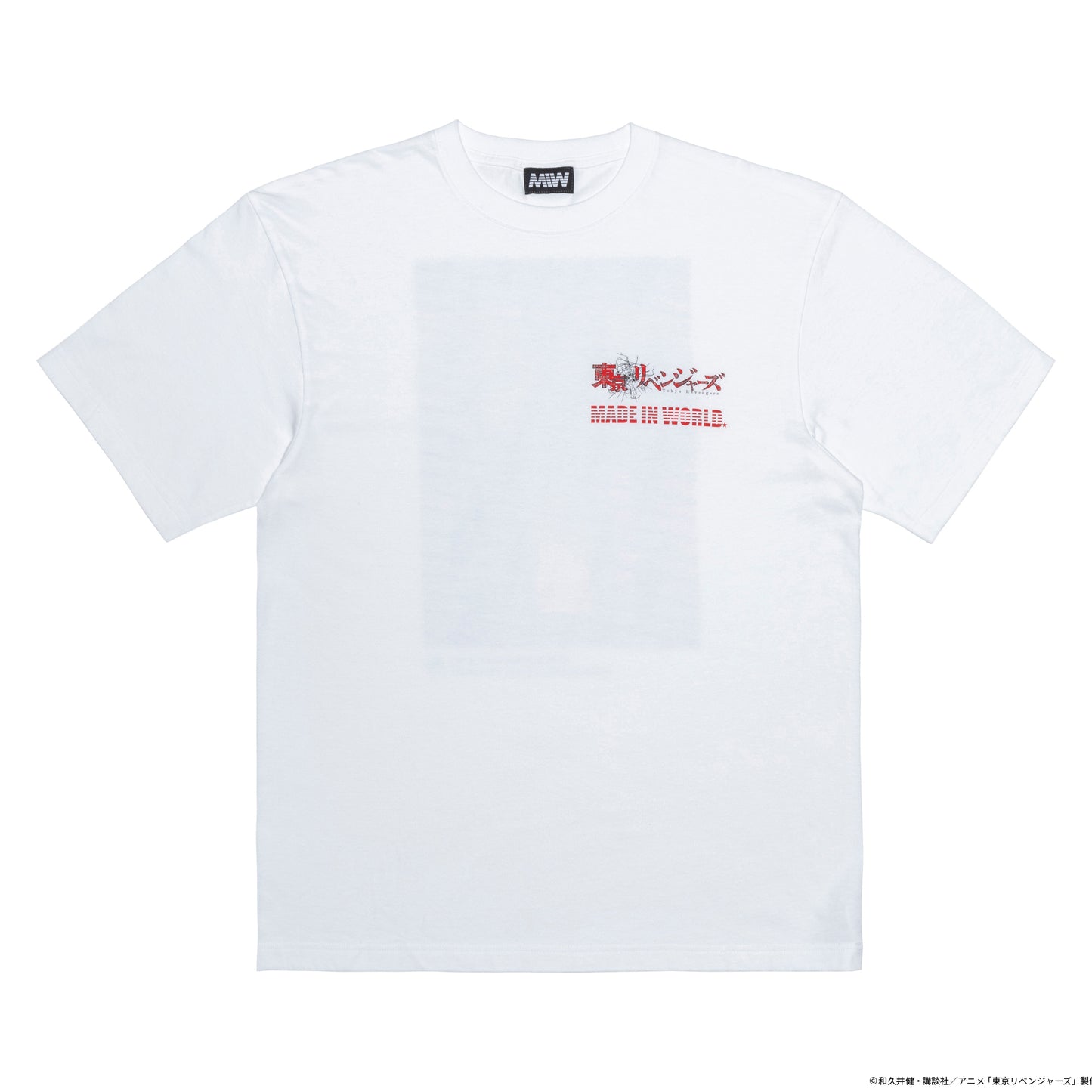 【在庫】crew neck tee(HIDE)white