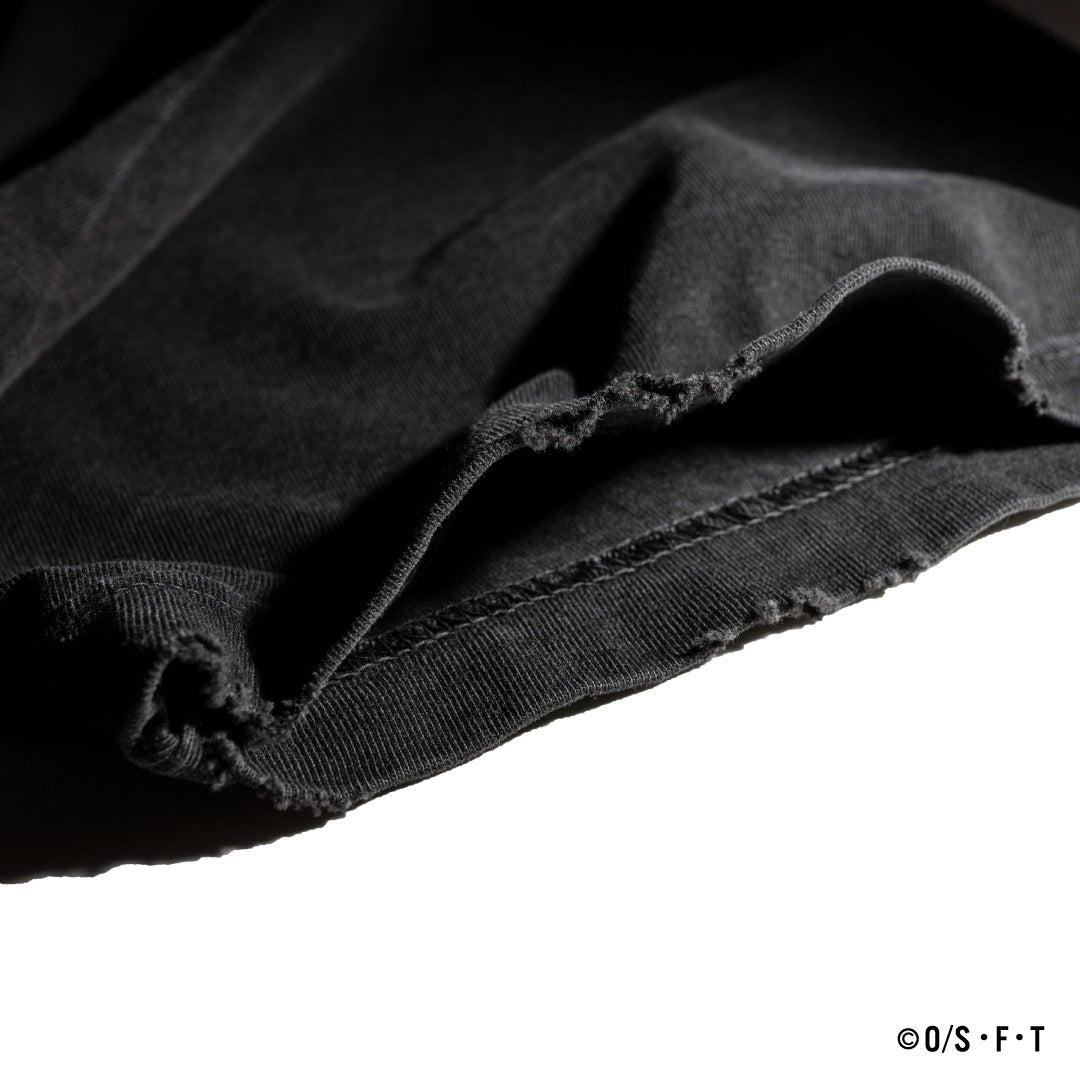 LUFFY VINTAGE TSHIRT ink black ONE PIECE × MIW Collaboration
