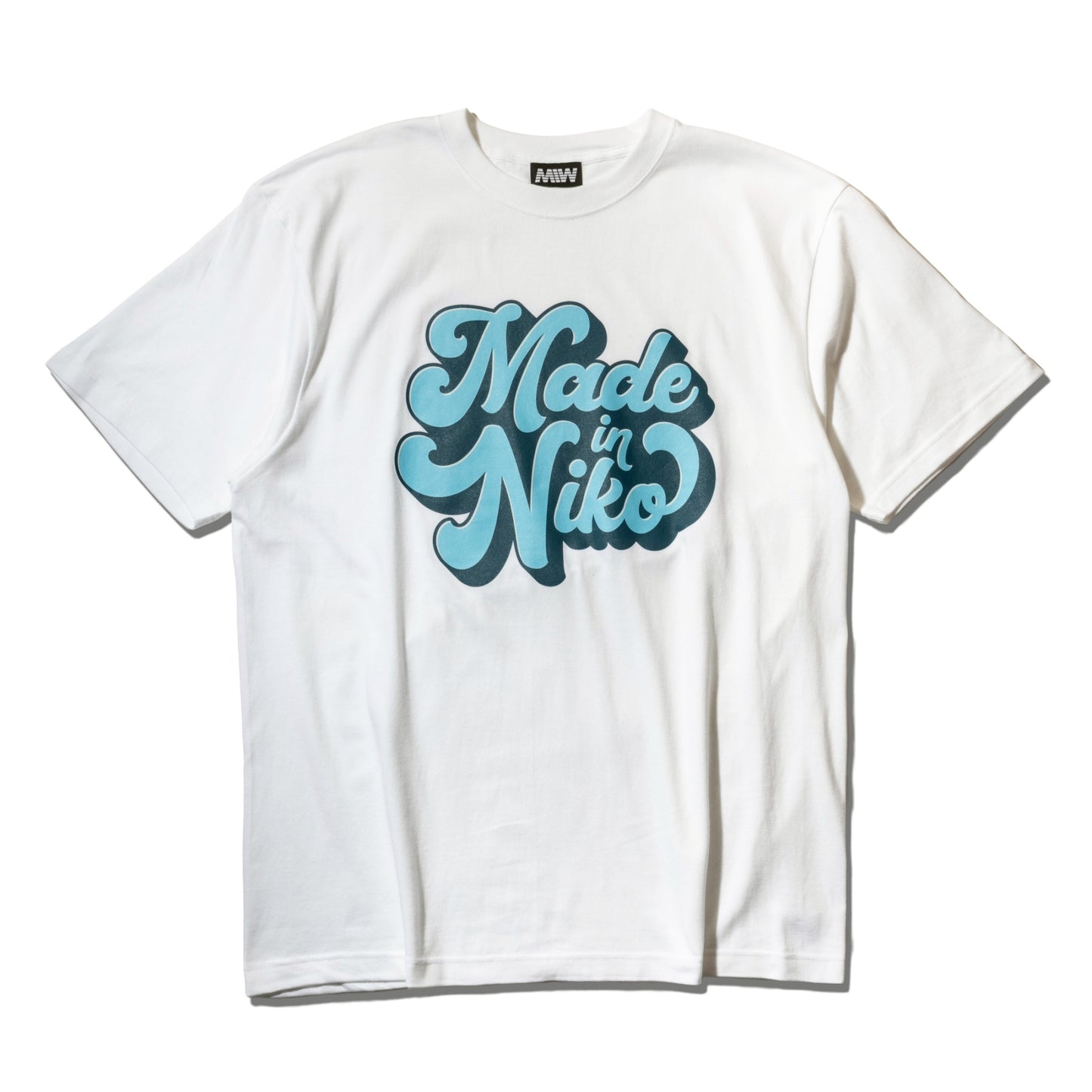 川越にこ × MIW “Made in Niko” LOGO T-SHIRT WHITE