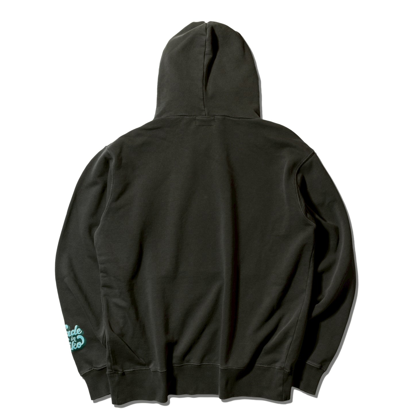 川越にこ × MIW NIKO COLLEGE LOGO HOODIE BLACK×BLUE