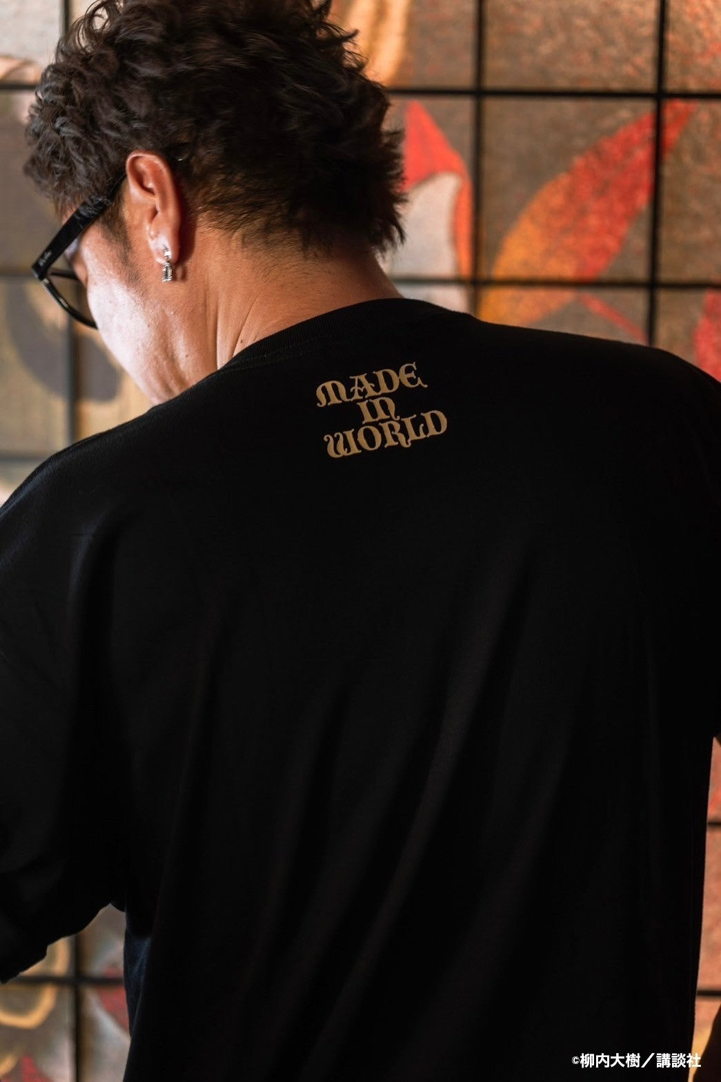 GANGKING crewneck tee(banko) black