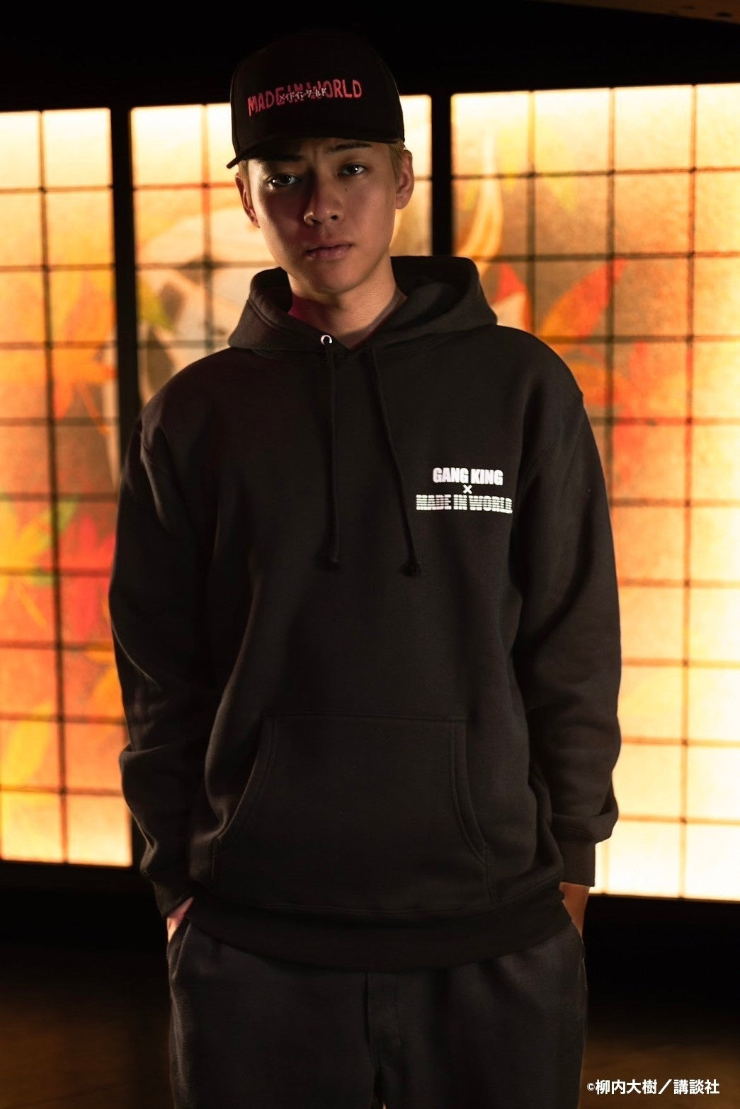 GANGKING pullover (hide back)black