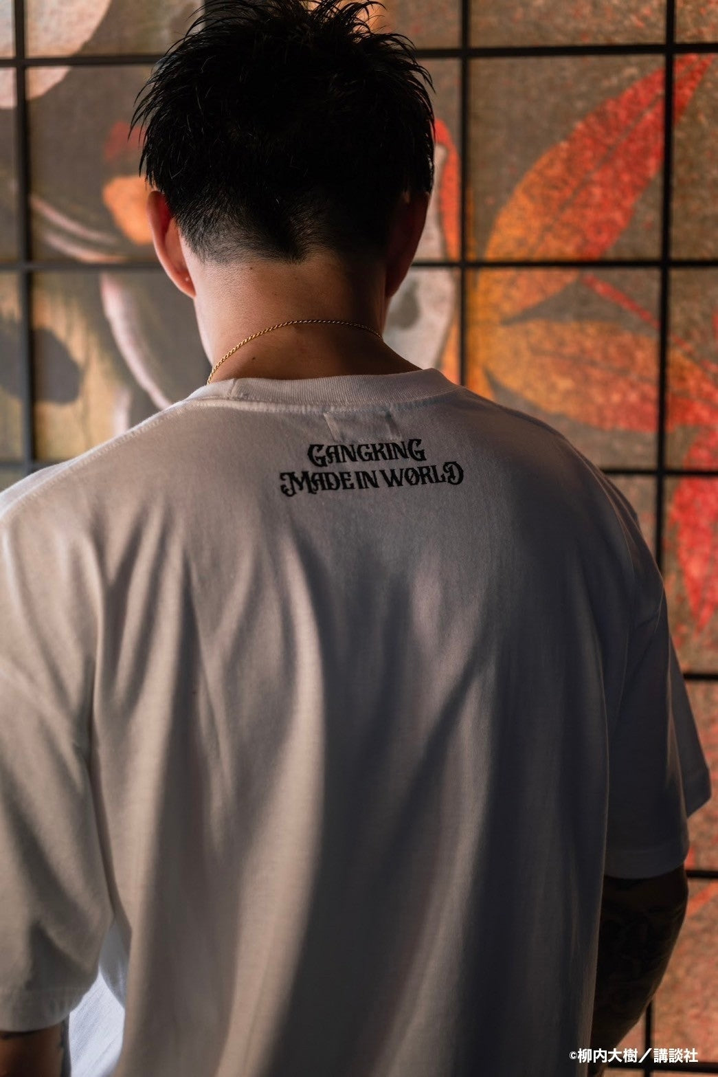 GANGKING crewneck tee(Jimmy) white