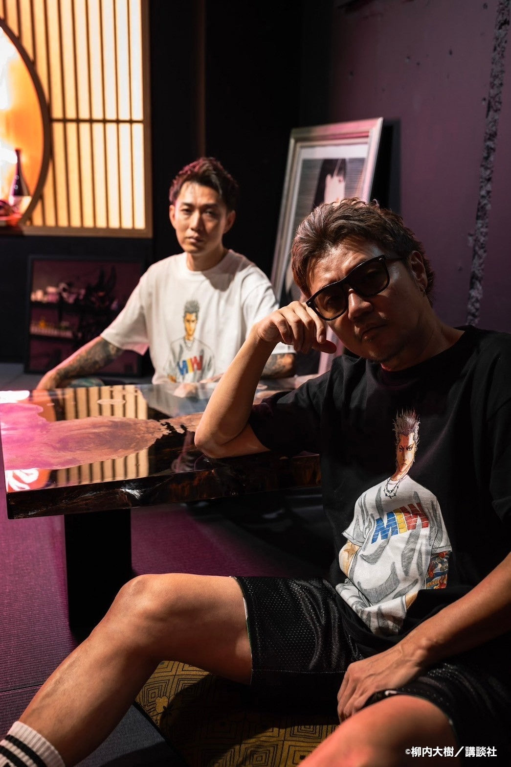 GANGKING crewneck tee(limited Jimmy) black