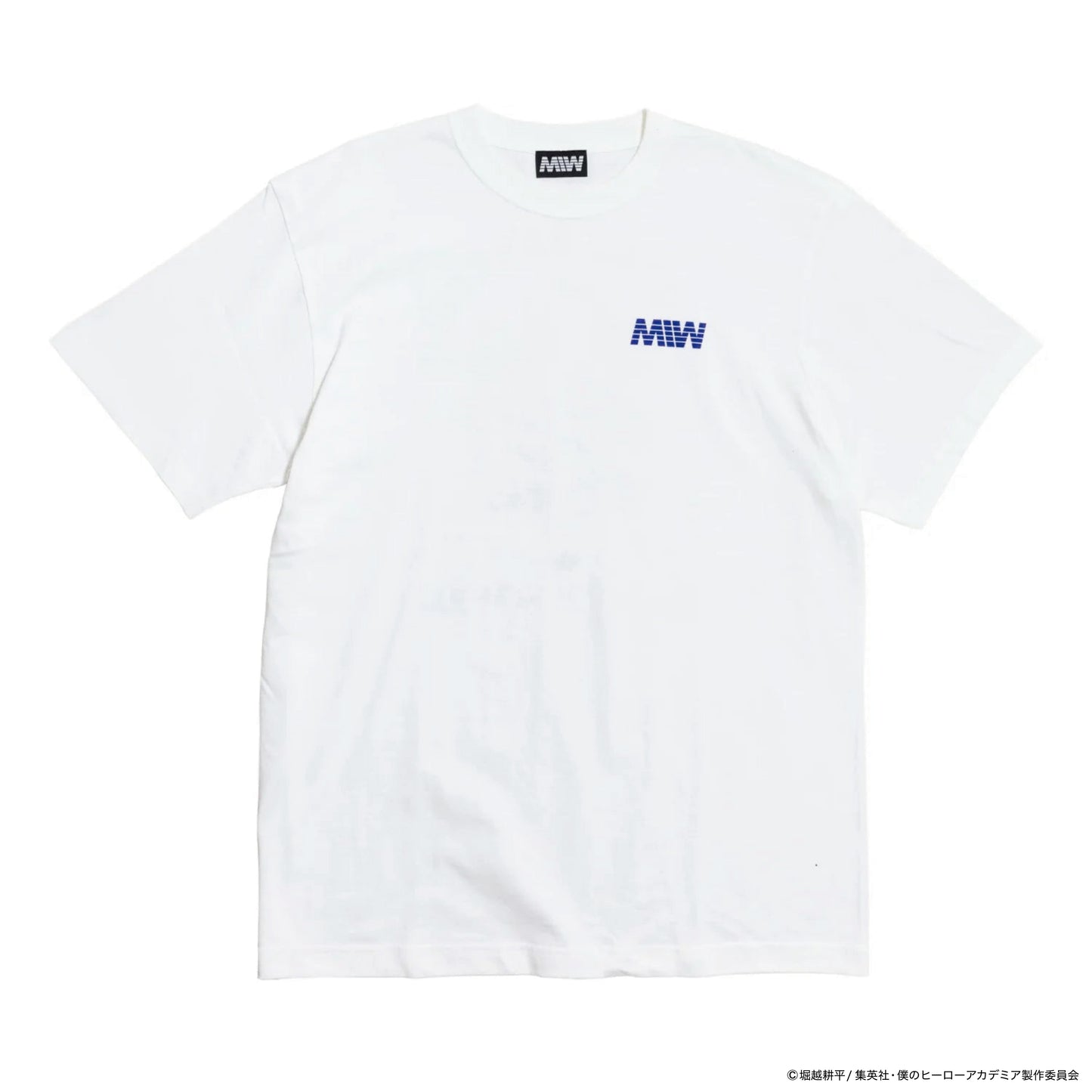MIW crew neck Tee(U.A. HIGH SCHOOL 雄英高校)white