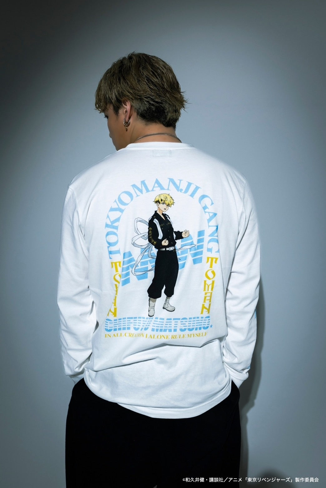 【在庫】crew neck long sleeve tee(Chifuyu)white