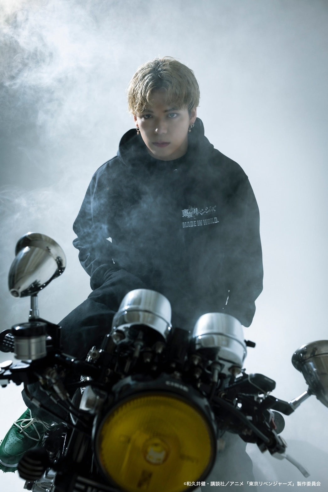 【在庫】pull over hoodie(HIDE)black