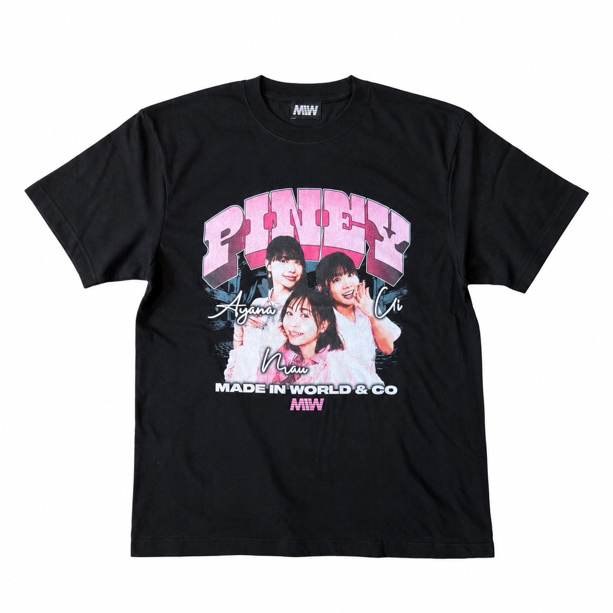 パイニー×MIW tee black