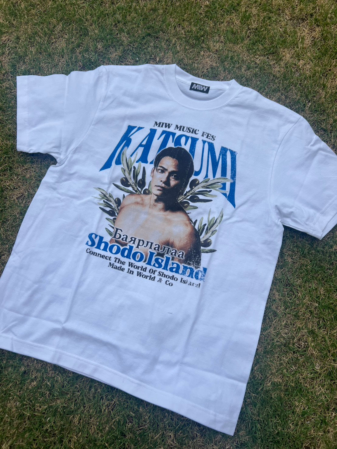 中村克 × MIW MUSIC FES SHODOSHIMA COLLABORATION T-SHIRT