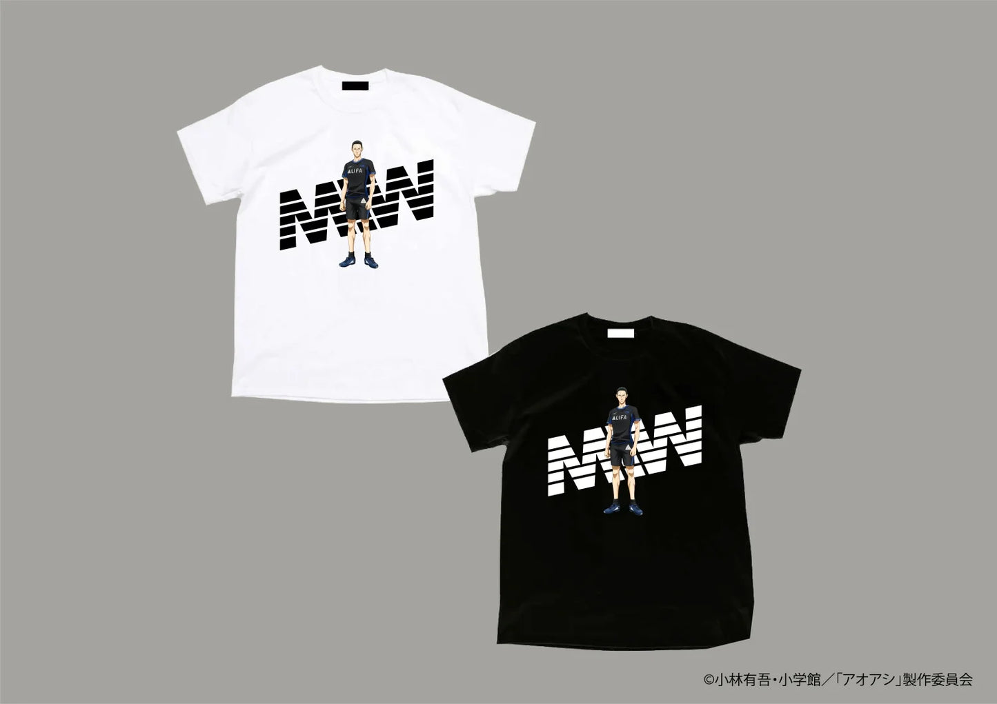 【予約】MIW × アオアシ crew neck tee kids(伊達望)