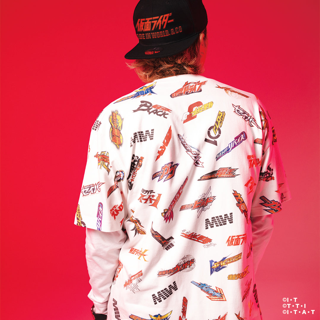 仮面ライダーシリーズロゴTシャツ