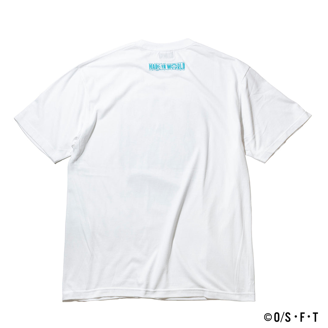 STRAW HAT CREW ELBAPH TSHIRT white ONE PIECE × MIW Collaboration