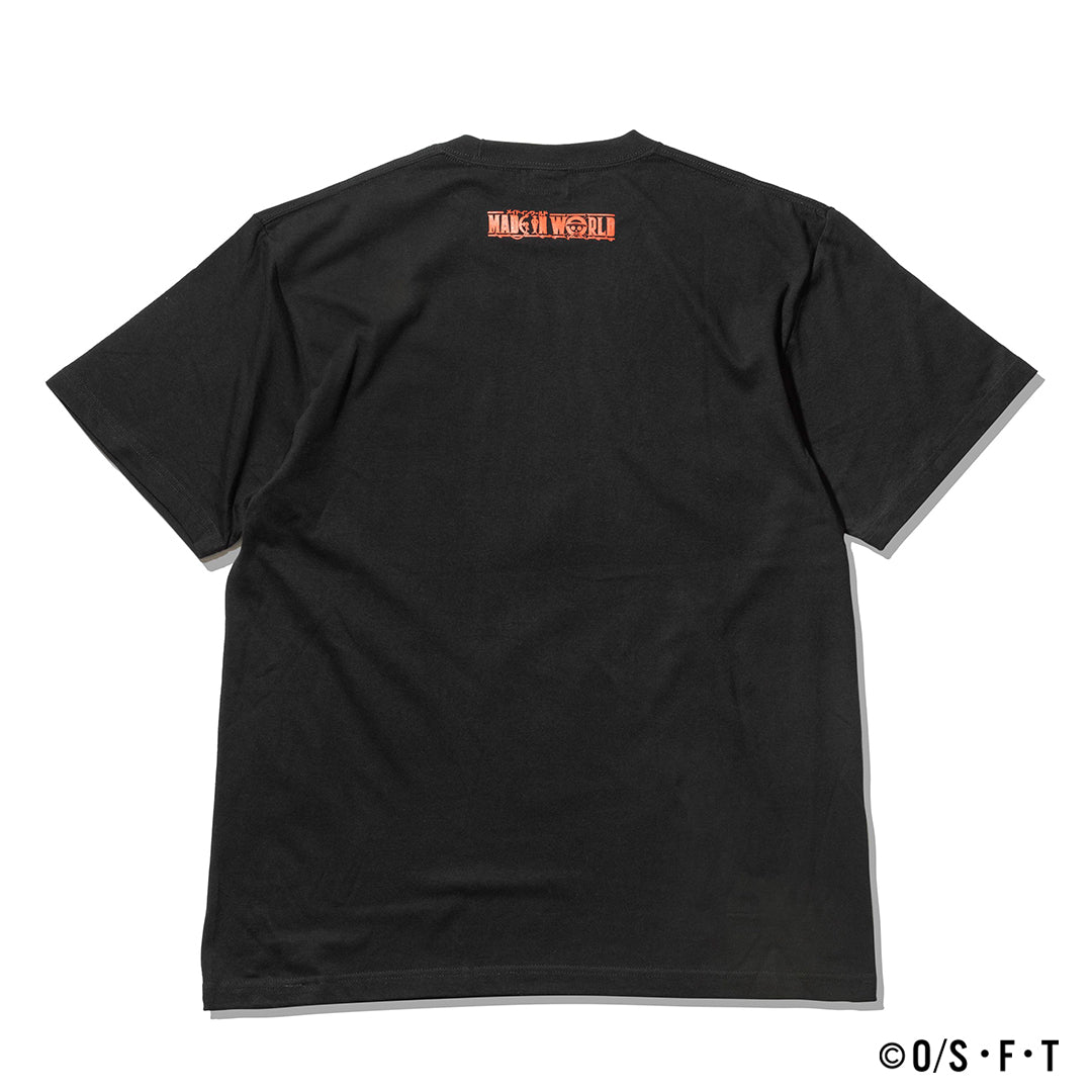 GIANT PIRATE CREW TSHIRT black ONE PIECE × MIW Collaboration