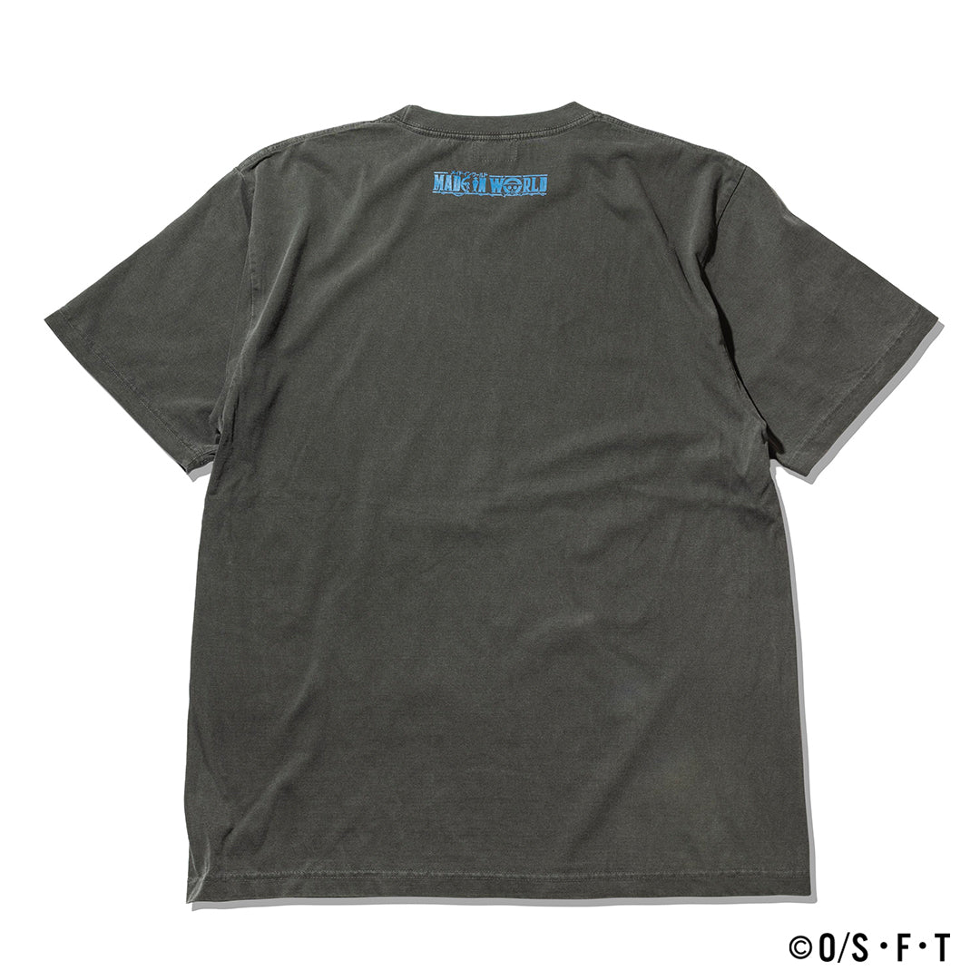 KUMA & BONNEY T-SHIRT ink black ONE PIECE × MIW Collaboration