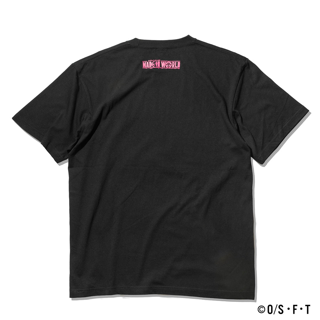 ONWARD TO ELBAPH TSHIRT black ONE PIECE × MIW Collaboration