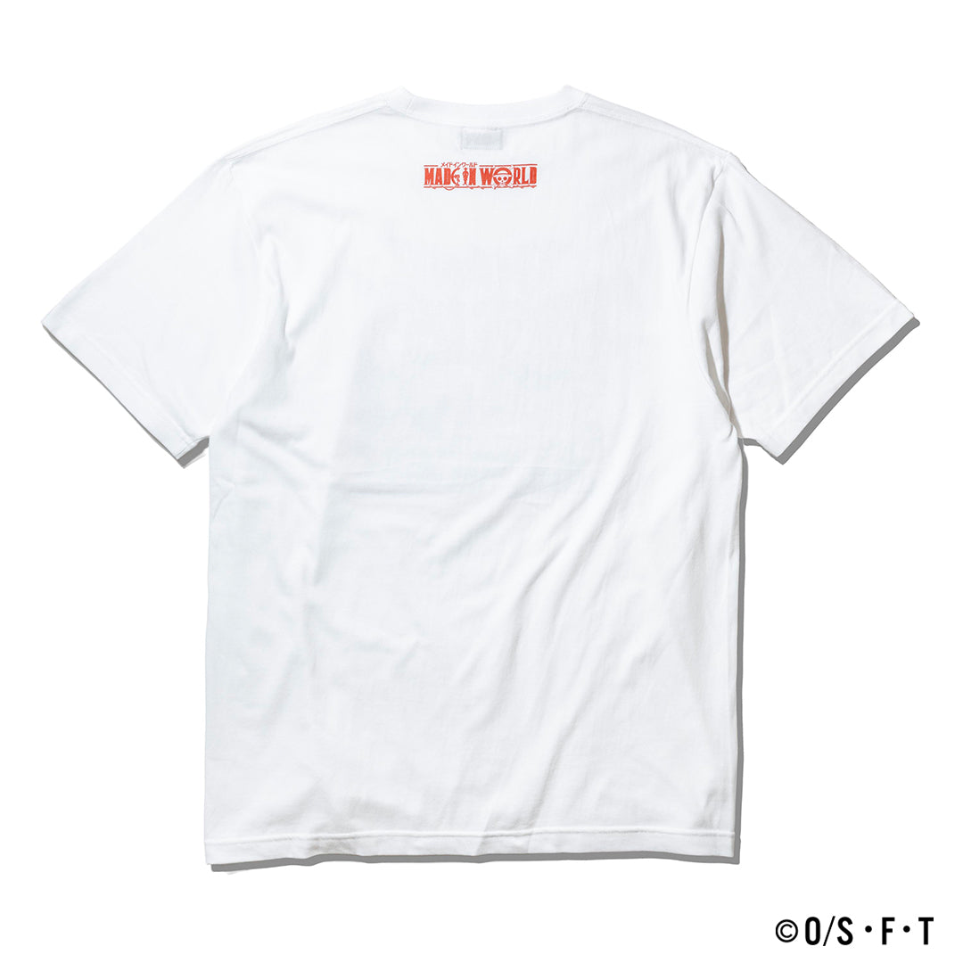 GIANT PIRATE CREW TSHIRT white ONE PIECE × MIW Collaboration