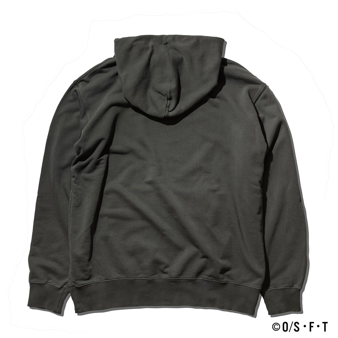 LUFFY & BONNEY HOODIE ink black ONE PIECE × MIW Collaboration